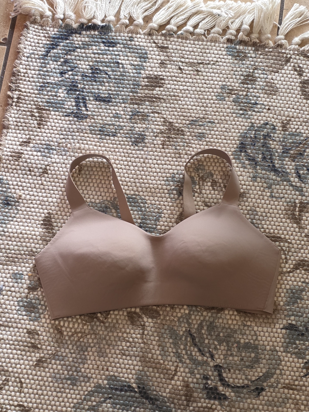 lululemon athletica Smooth Wireless Bra in Taupe